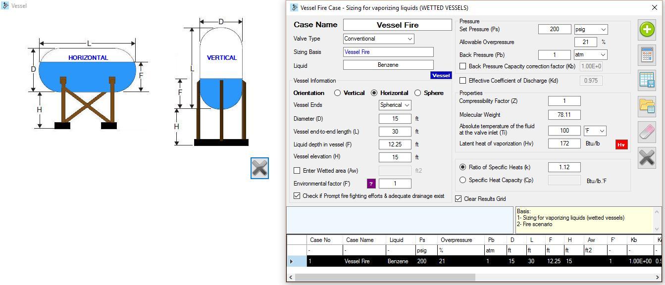 relief valve sizing software